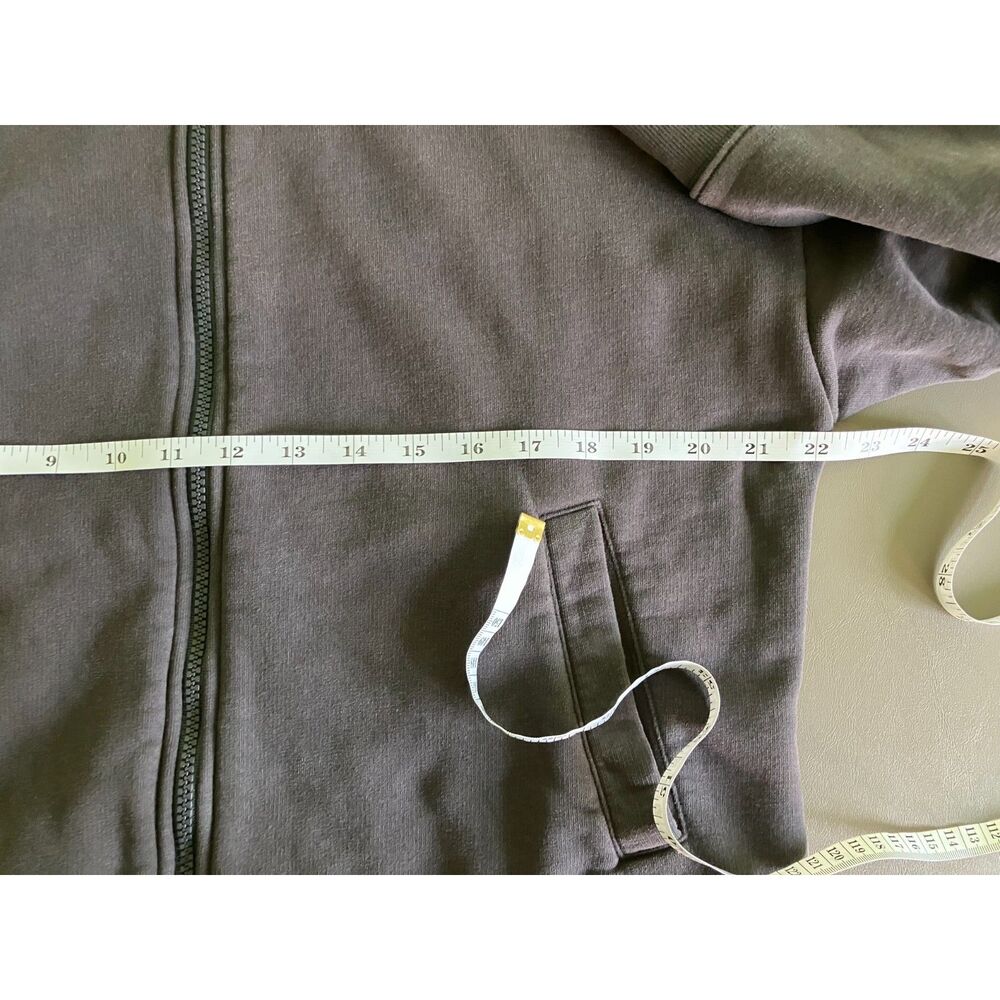 Upwest high neck zip up fleece lined sweat jacket - Picture 7 of 10